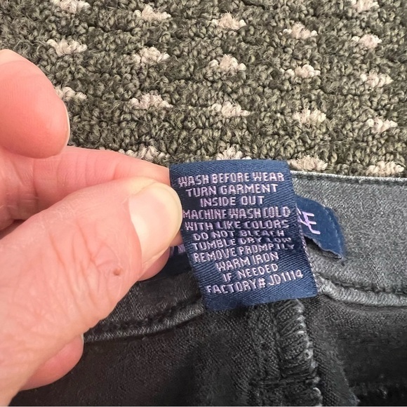 Blue Spice black faded high waist skinny denim jeans, 5 pockets, zipper fly, 11. - Picture 9 of 12